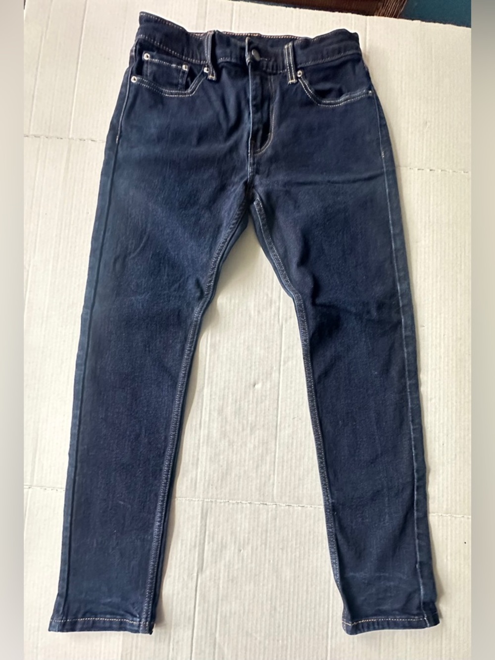 Levi's 512 Slim Fit Tapered Leg Jeans Size 30 x 30 Dark Wash Stretch